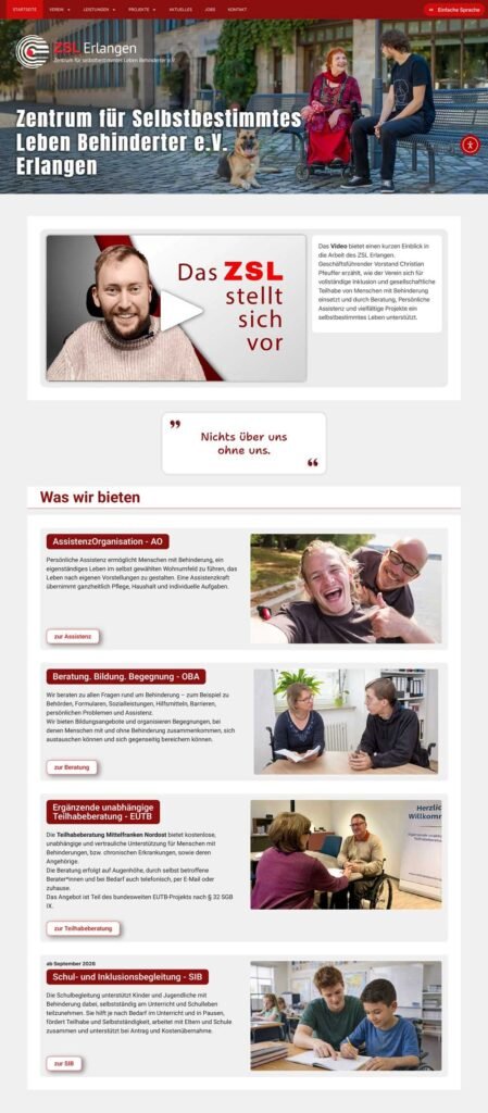 webseite präsentation zsl erlangen 4