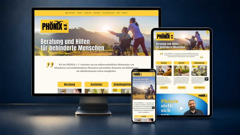webdesign Mockup-phoenix
