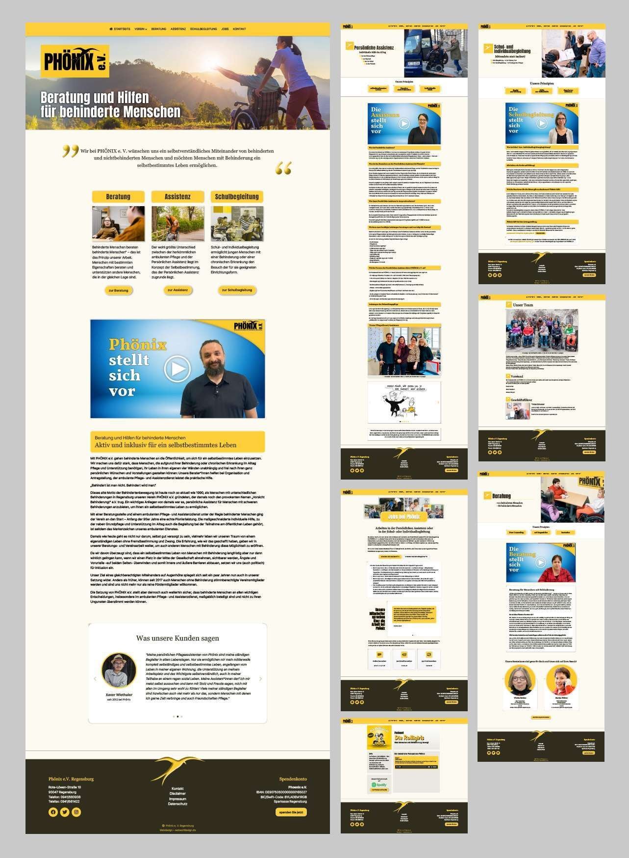 vorher nacher webdesign