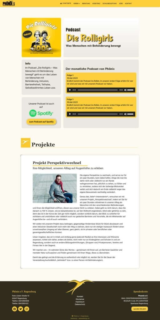webseite phoenix e.v. präsentation 8