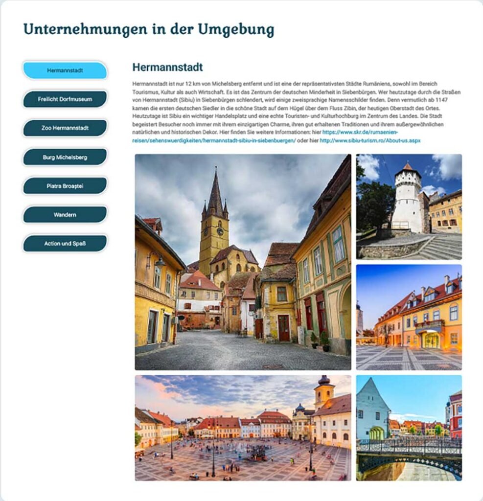 Unternehmungen Hermannstadt