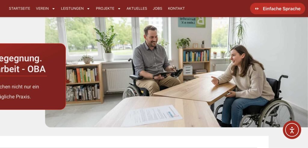 einfache-sprache webseite