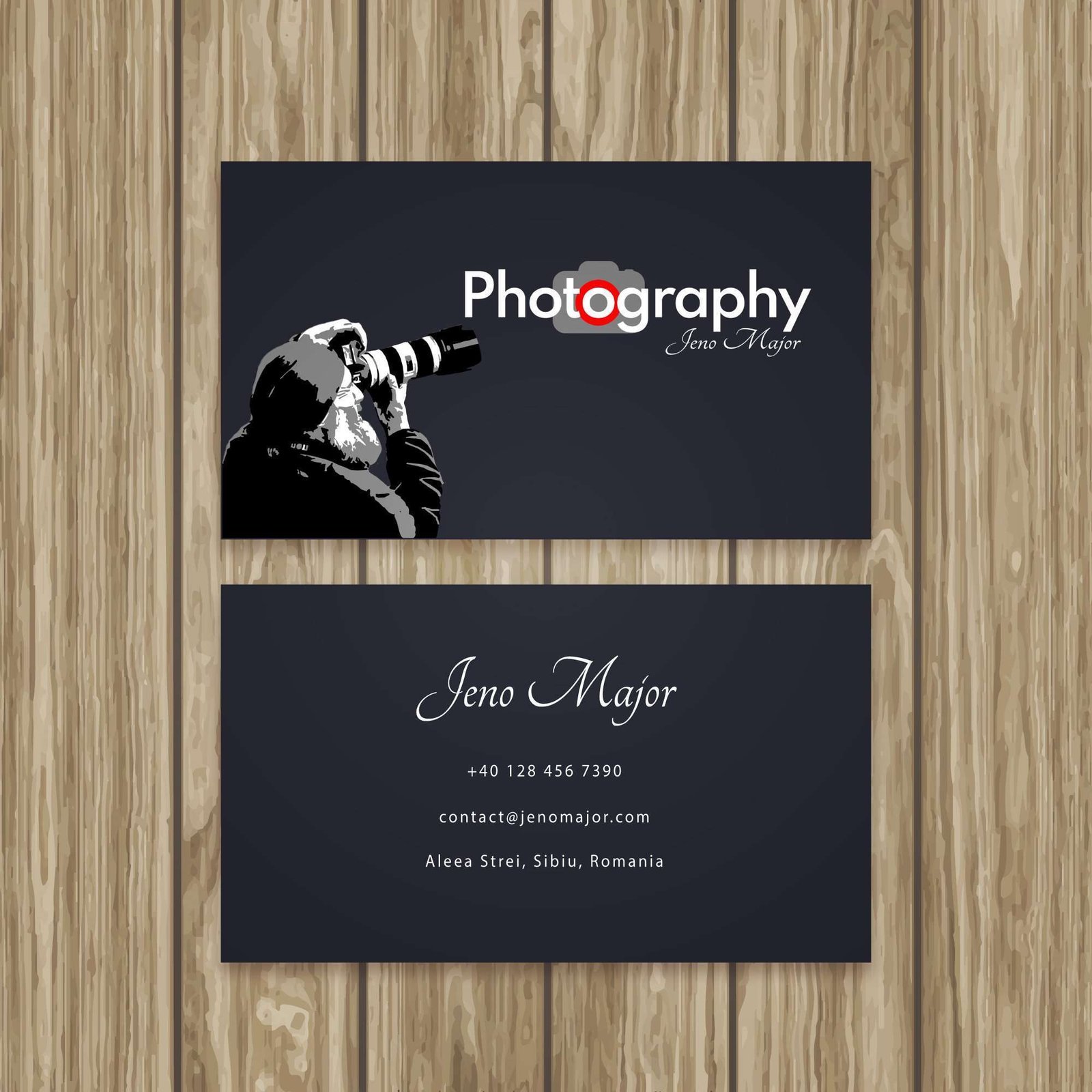 photography logo visitenkarte